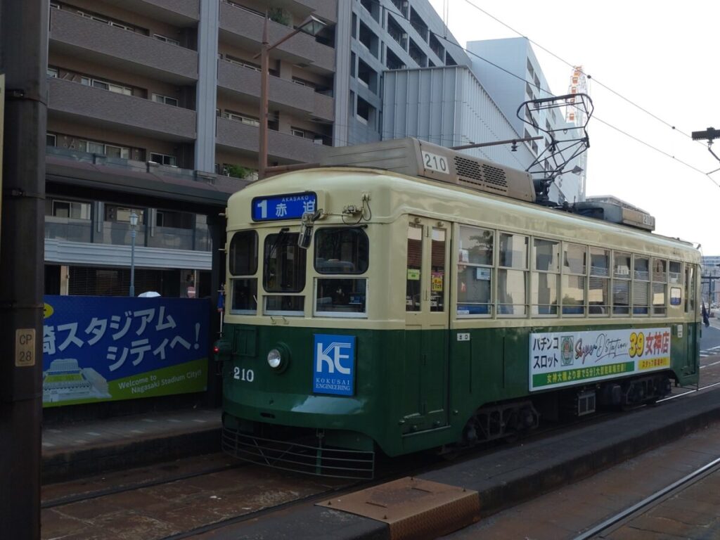 長崎名物の路面電車